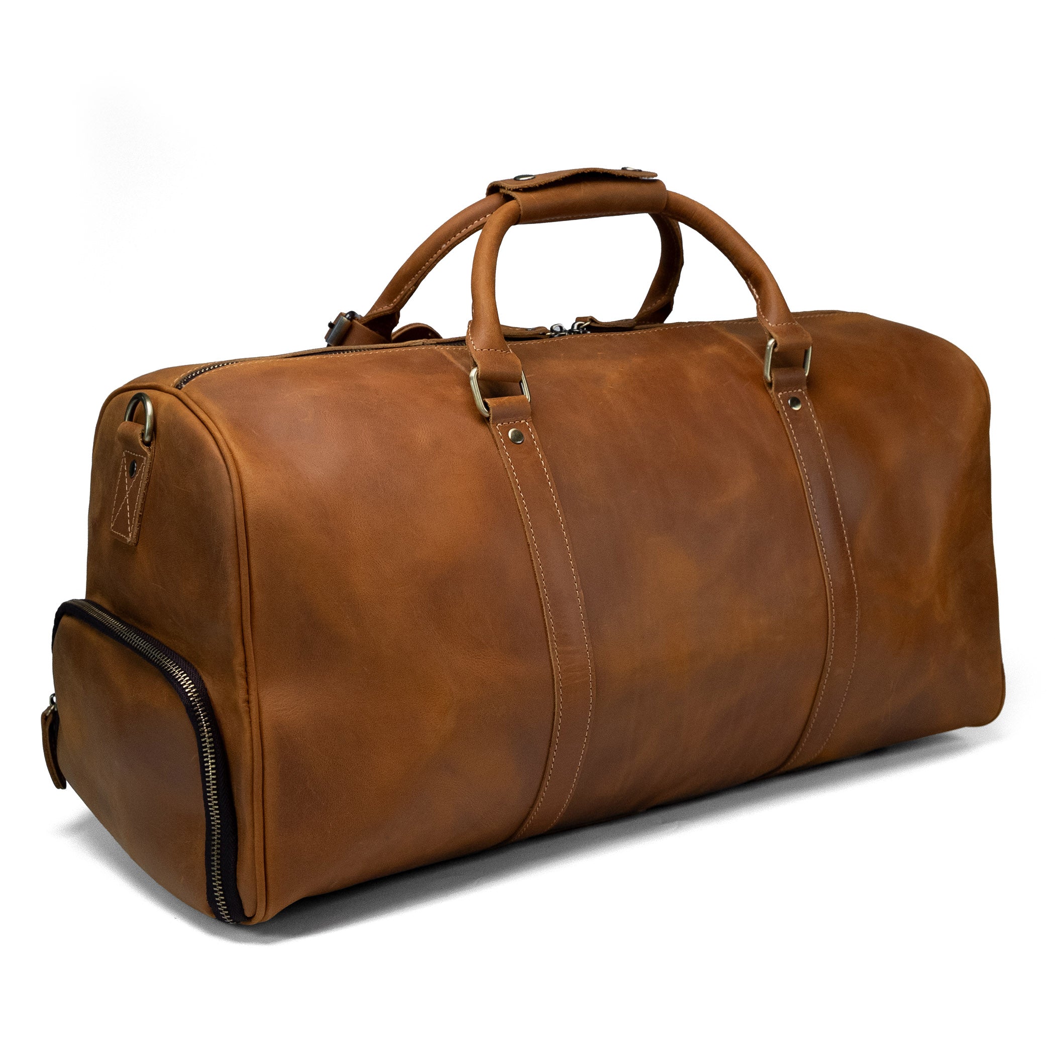Valmio Boston Brown Travel Bag