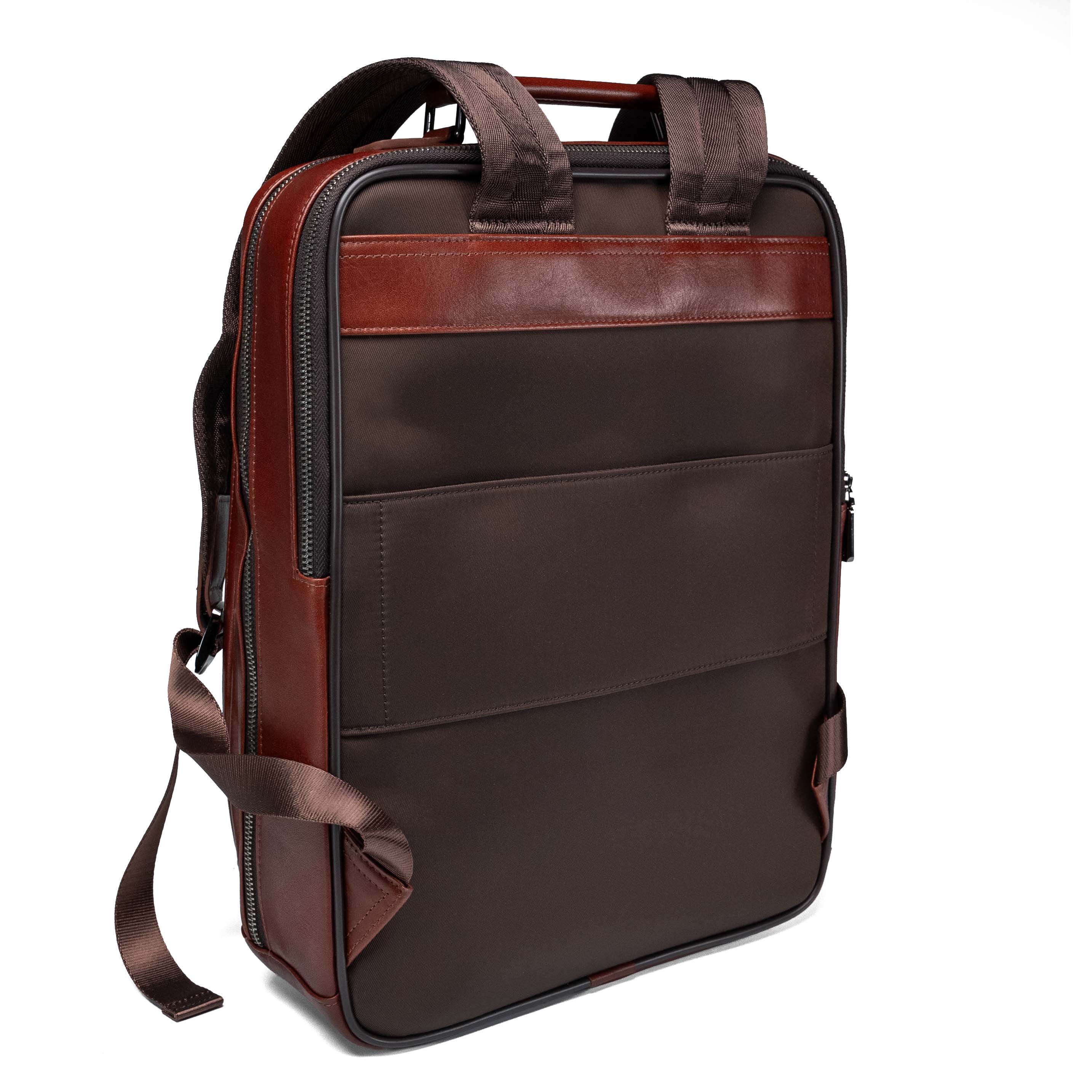 Valmio Ravenor men's leather backpack - light brown