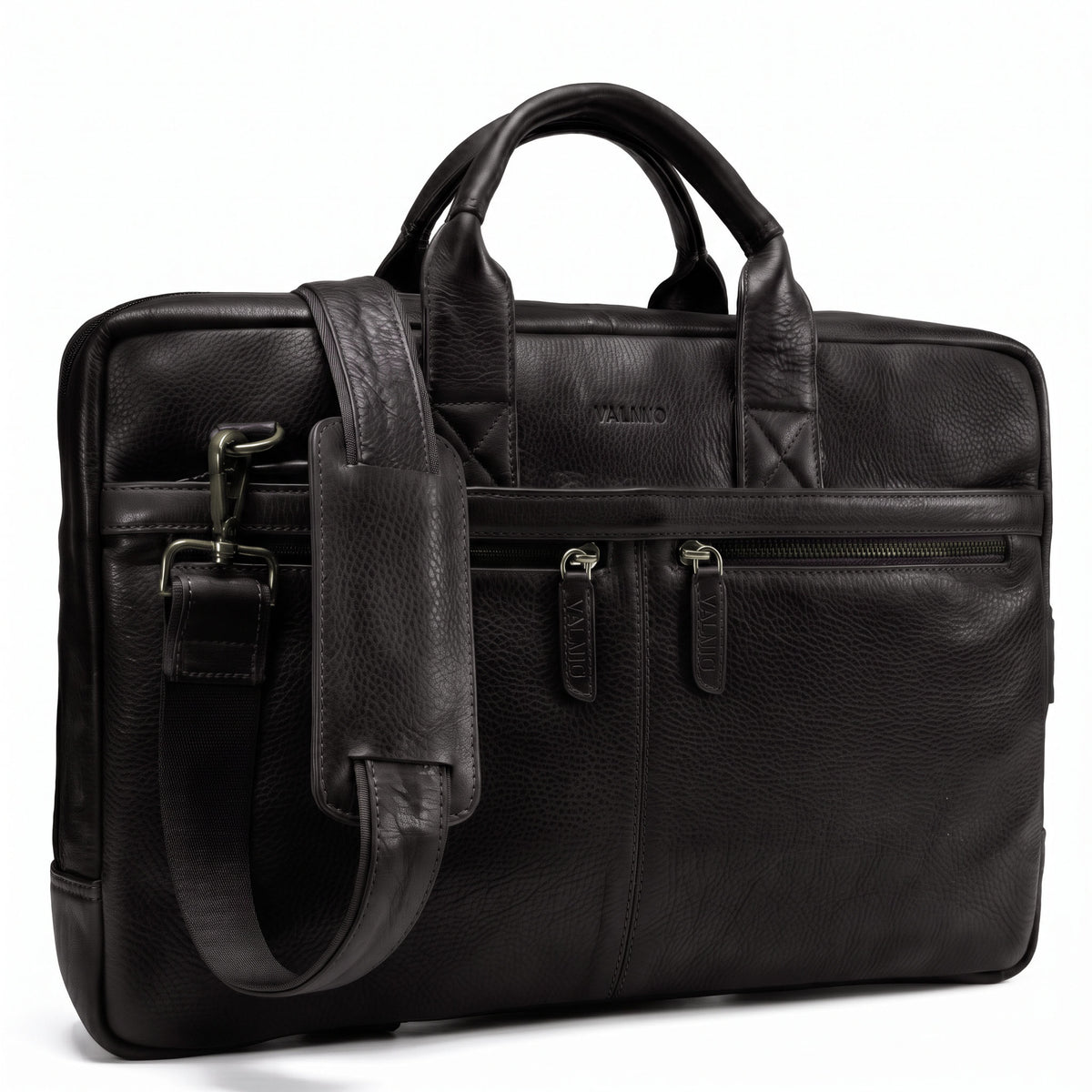 Valmio Lids Laptoptasche aus Vollnarbenleder in Braun für Herren