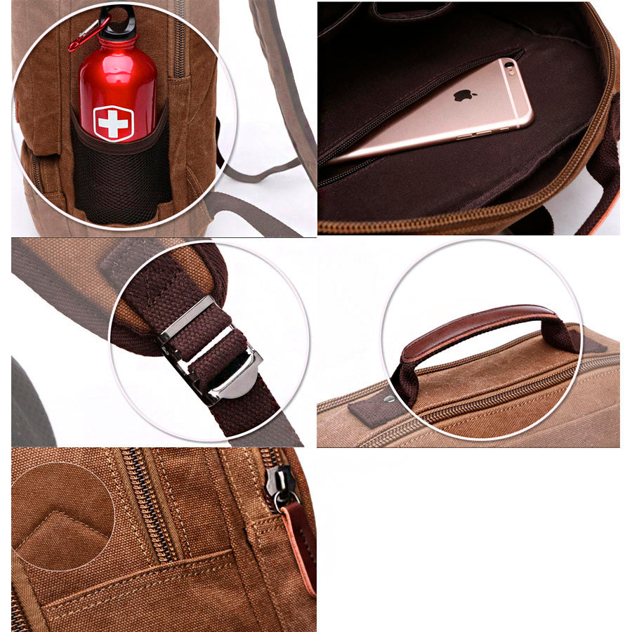 Valmio Sity Brown Urban Backpack