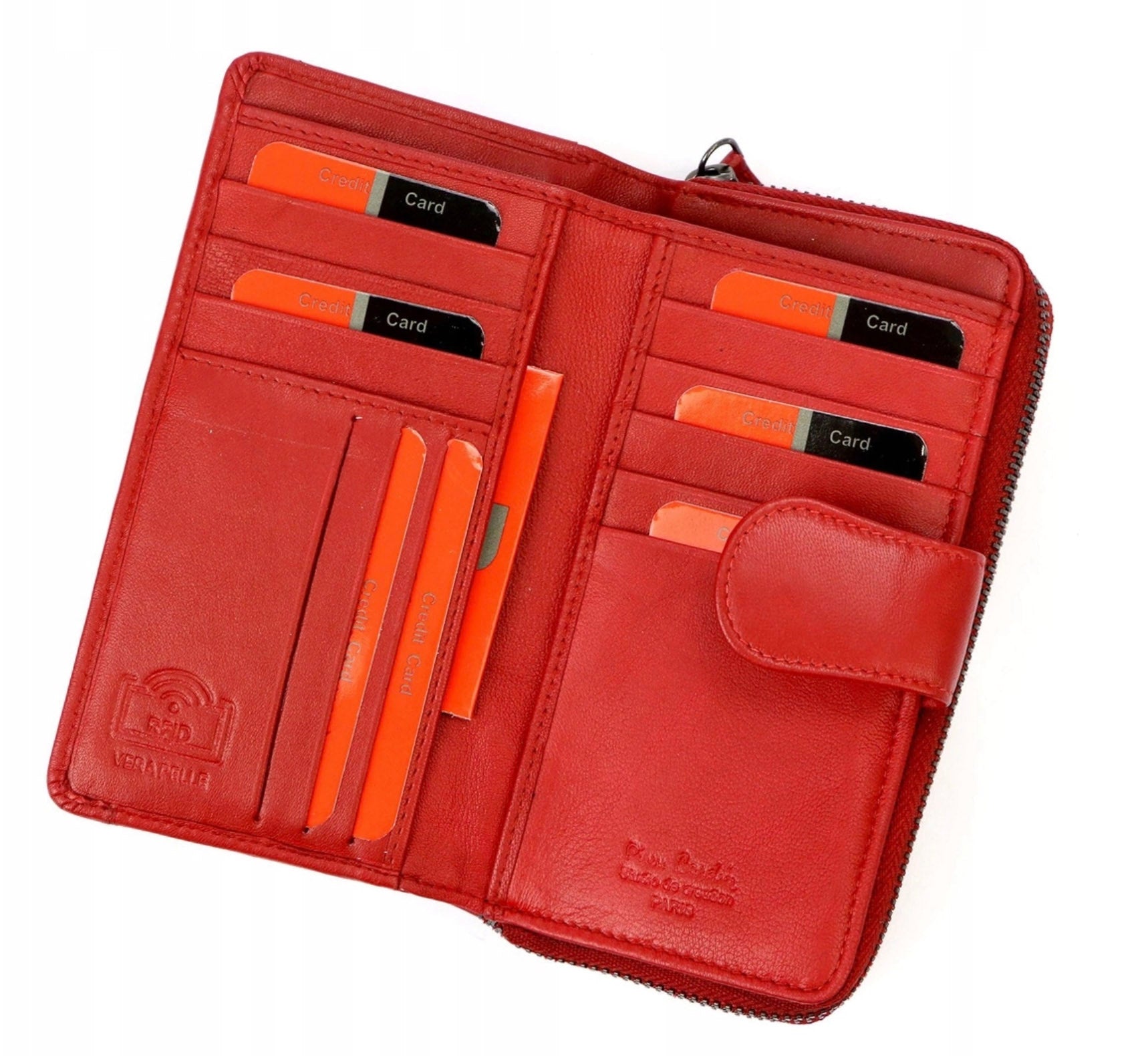 Pierre Cardin women's wallet 2202 ROSSO