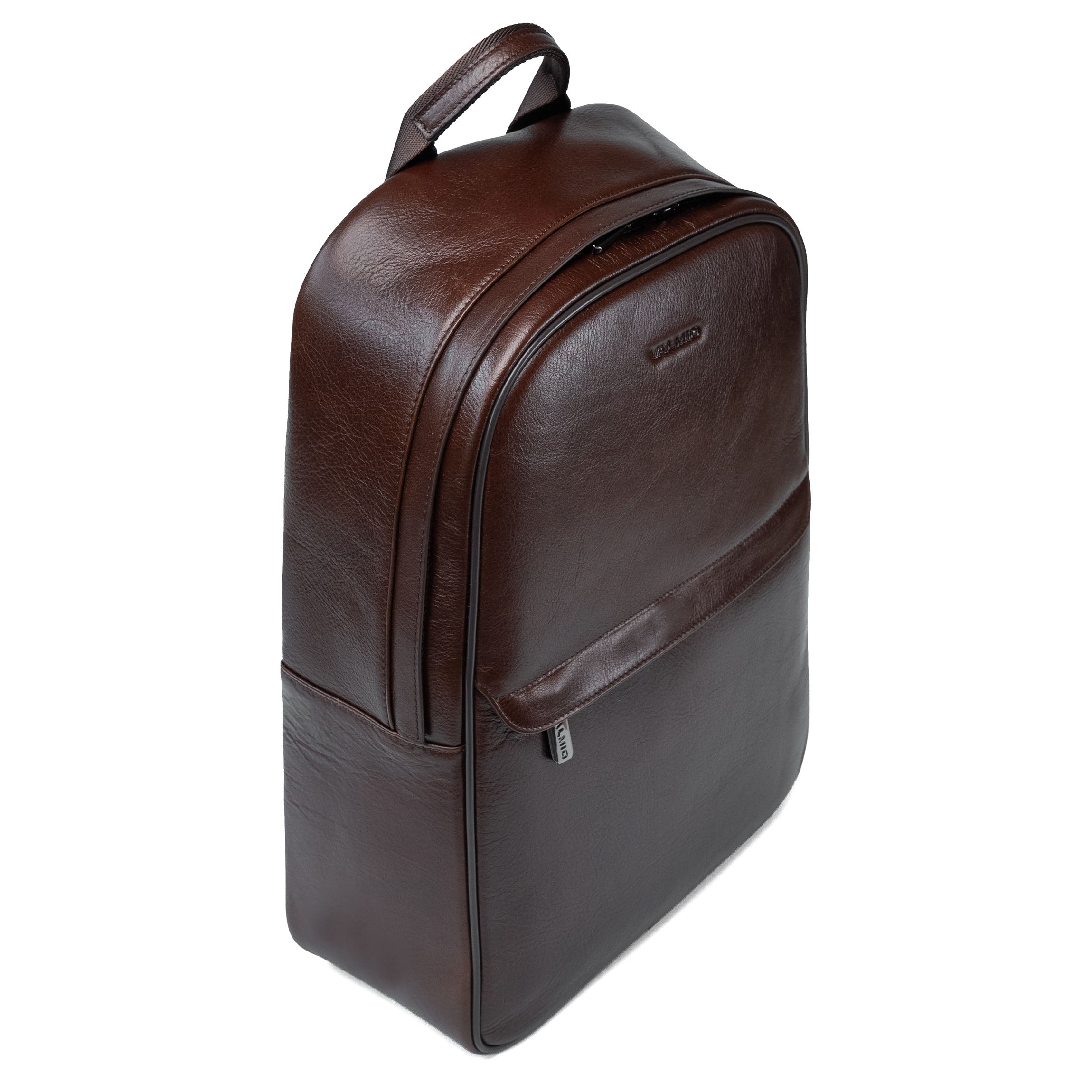 Valmio Borton leather backpack - brown