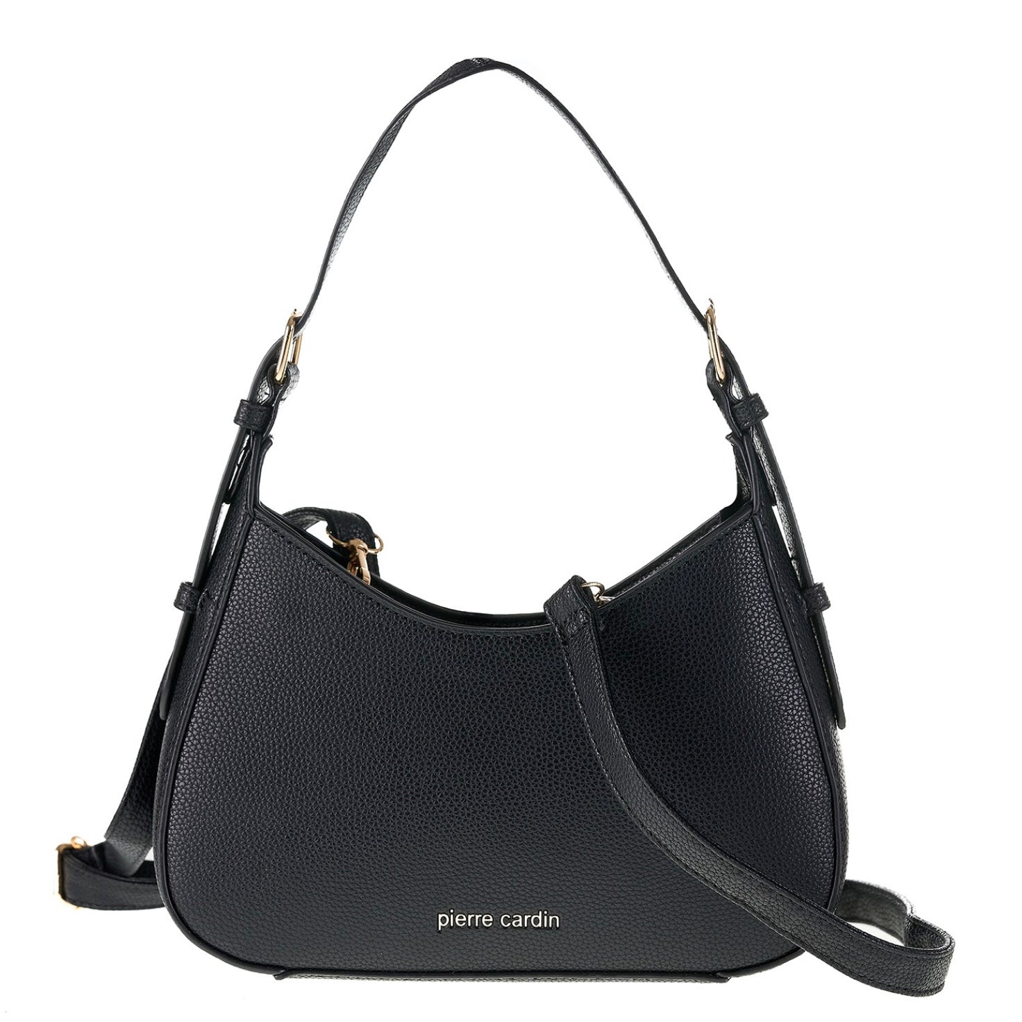 PIERRE CARDIN 7401 Black Eco Leather Handbag