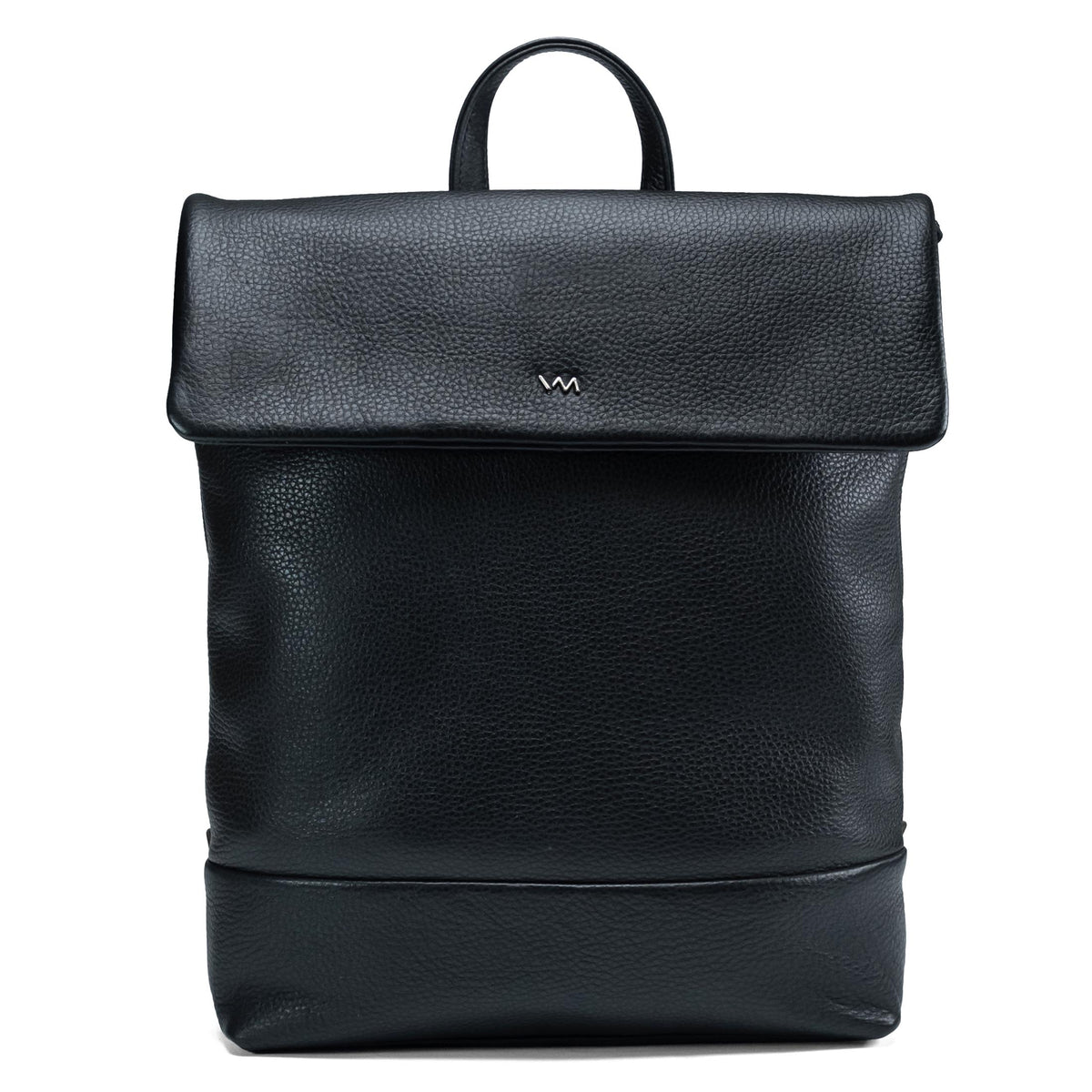Valmio Loro Women's Leather Backpack - Black