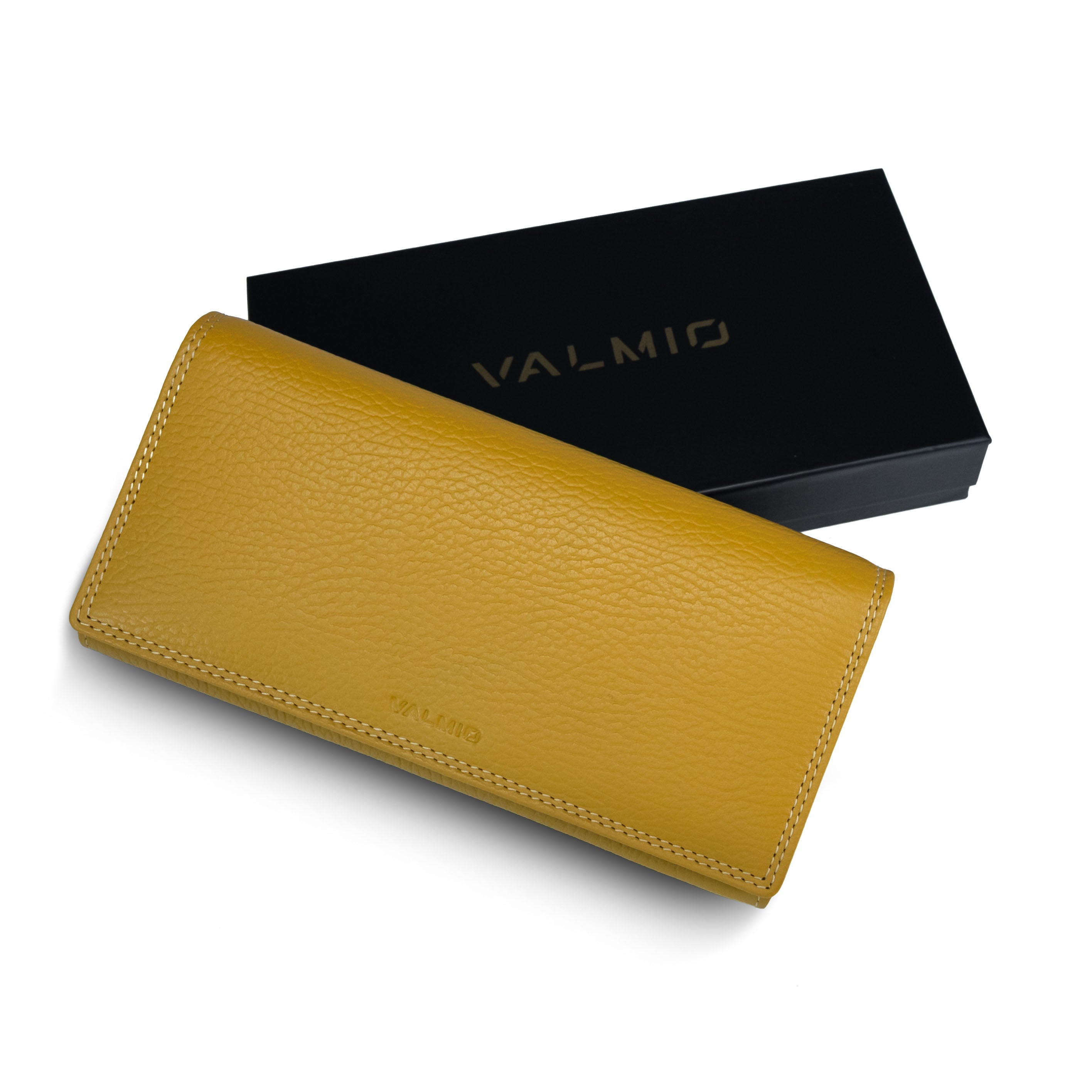 Women's Leather Wallet Valmio Core 2431 Yellow