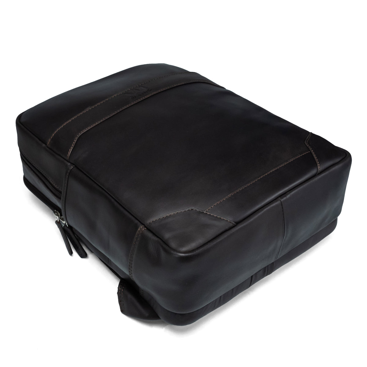 Lederrucksack Valmio York - Braun