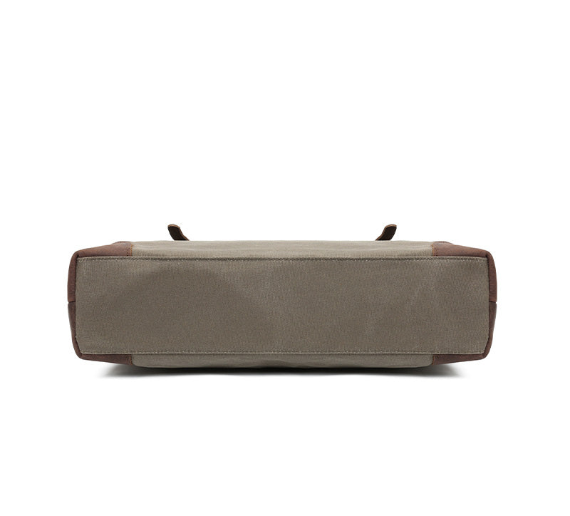 Men's Leather Briefcase Valmio Weston – green