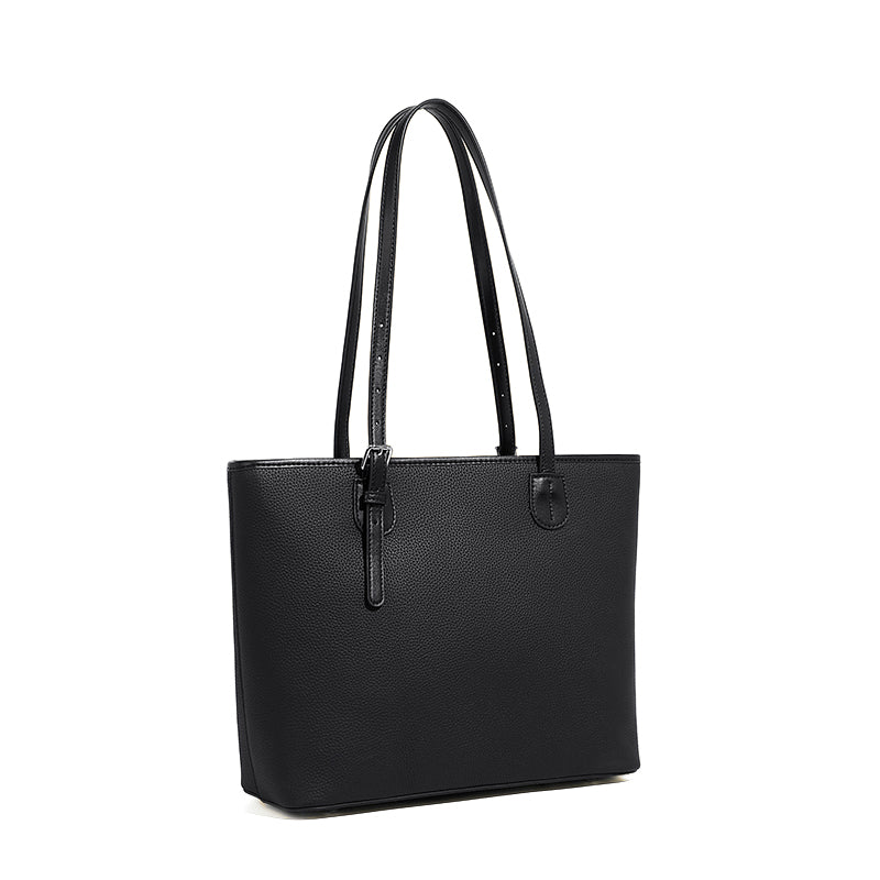 Valmio Pelora Leder Damen Tasche - Schwarz