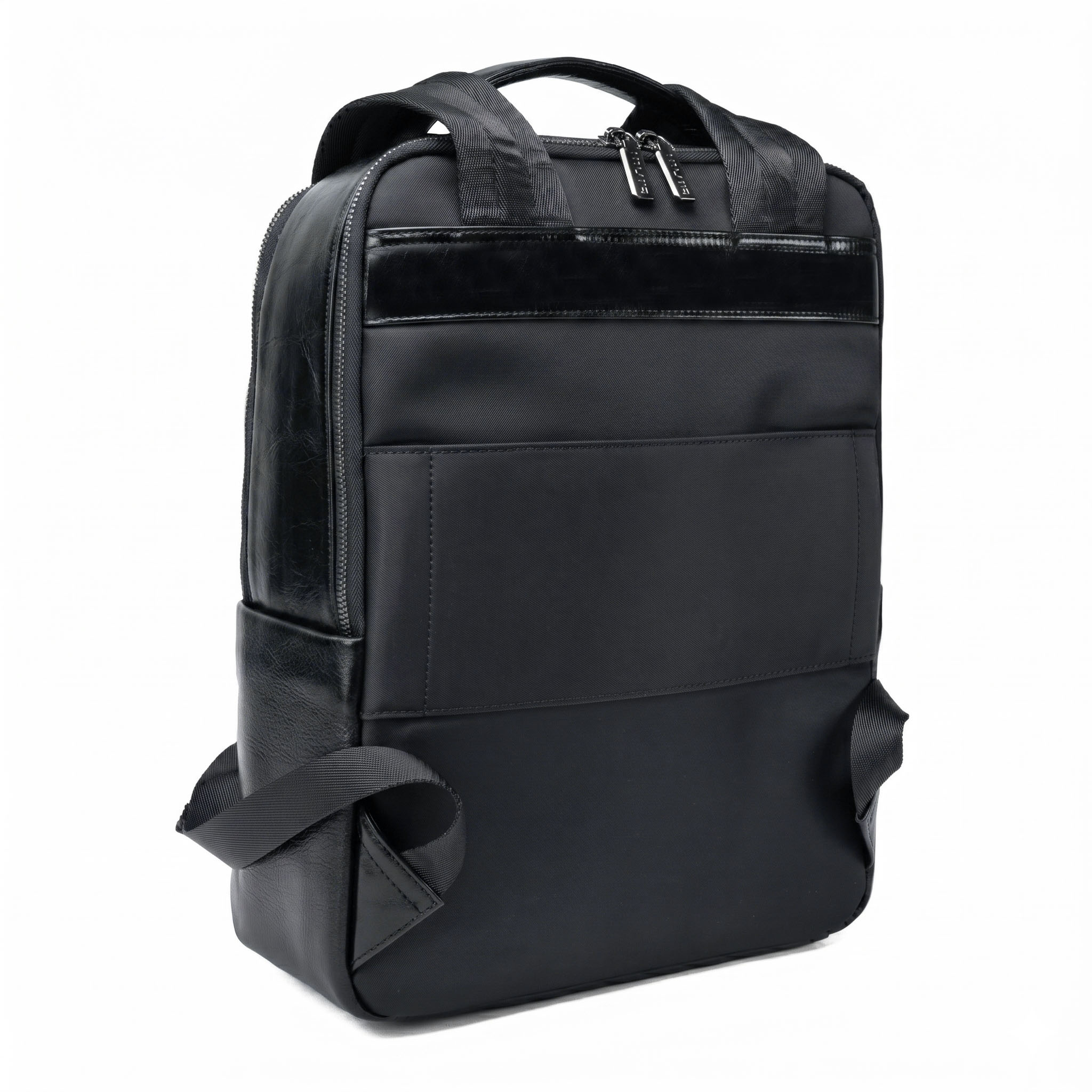 Valmio Kordon luxuriöser Leder-Rucksack - schwarz