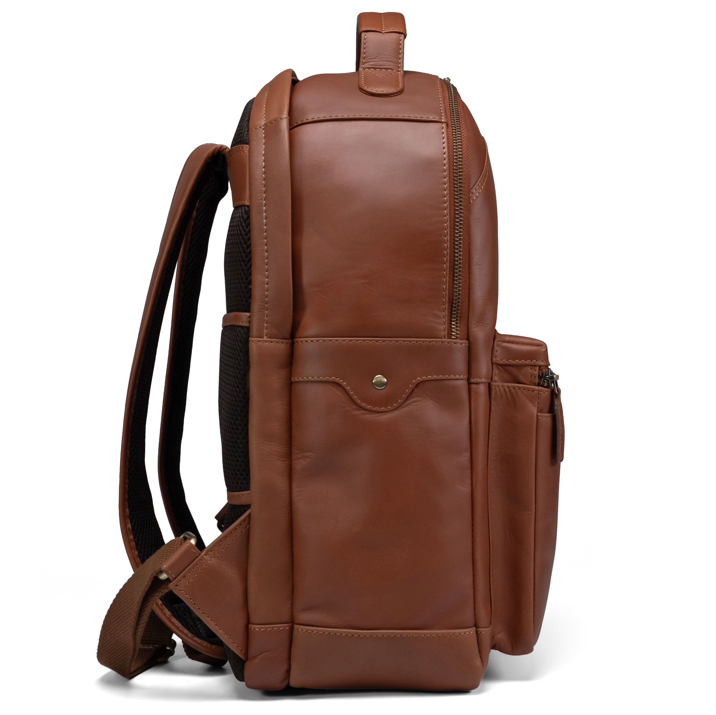 Valmio Royal Lederrucksack Cognac