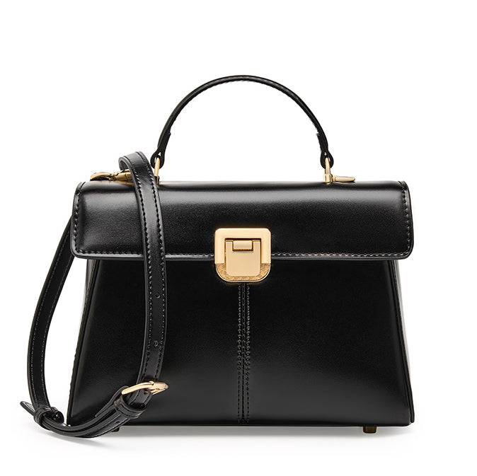 Valmio Nerona Leder Damen Tasche - Schwarz