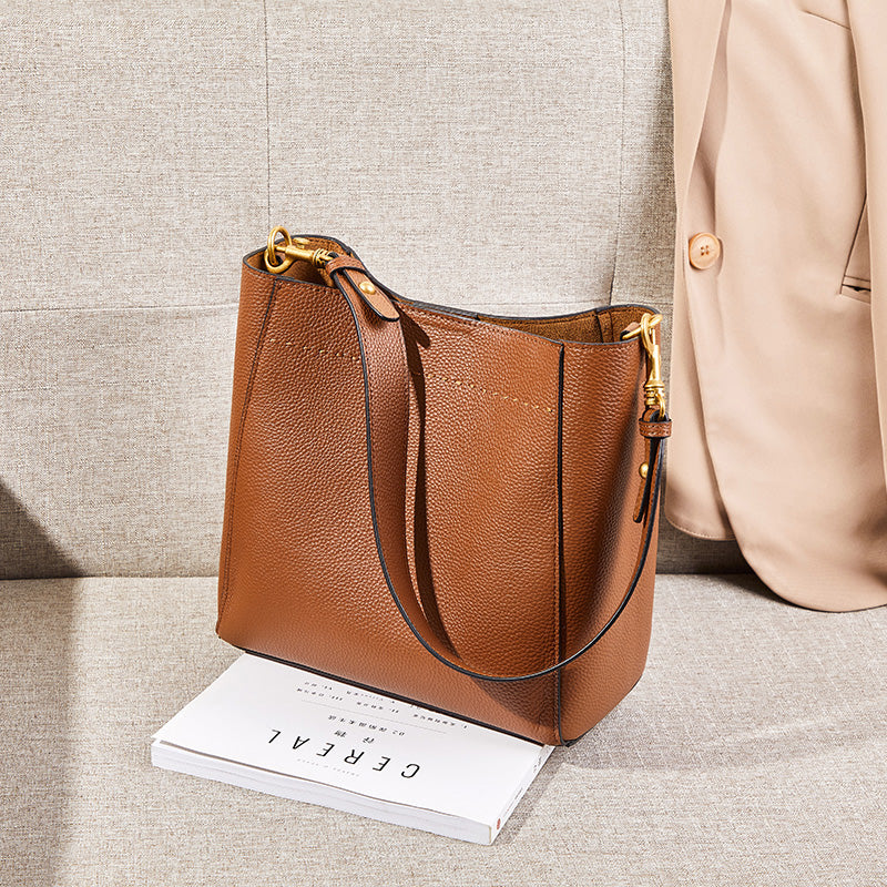 Valmio Relina Leder Damen Tasche - Braun