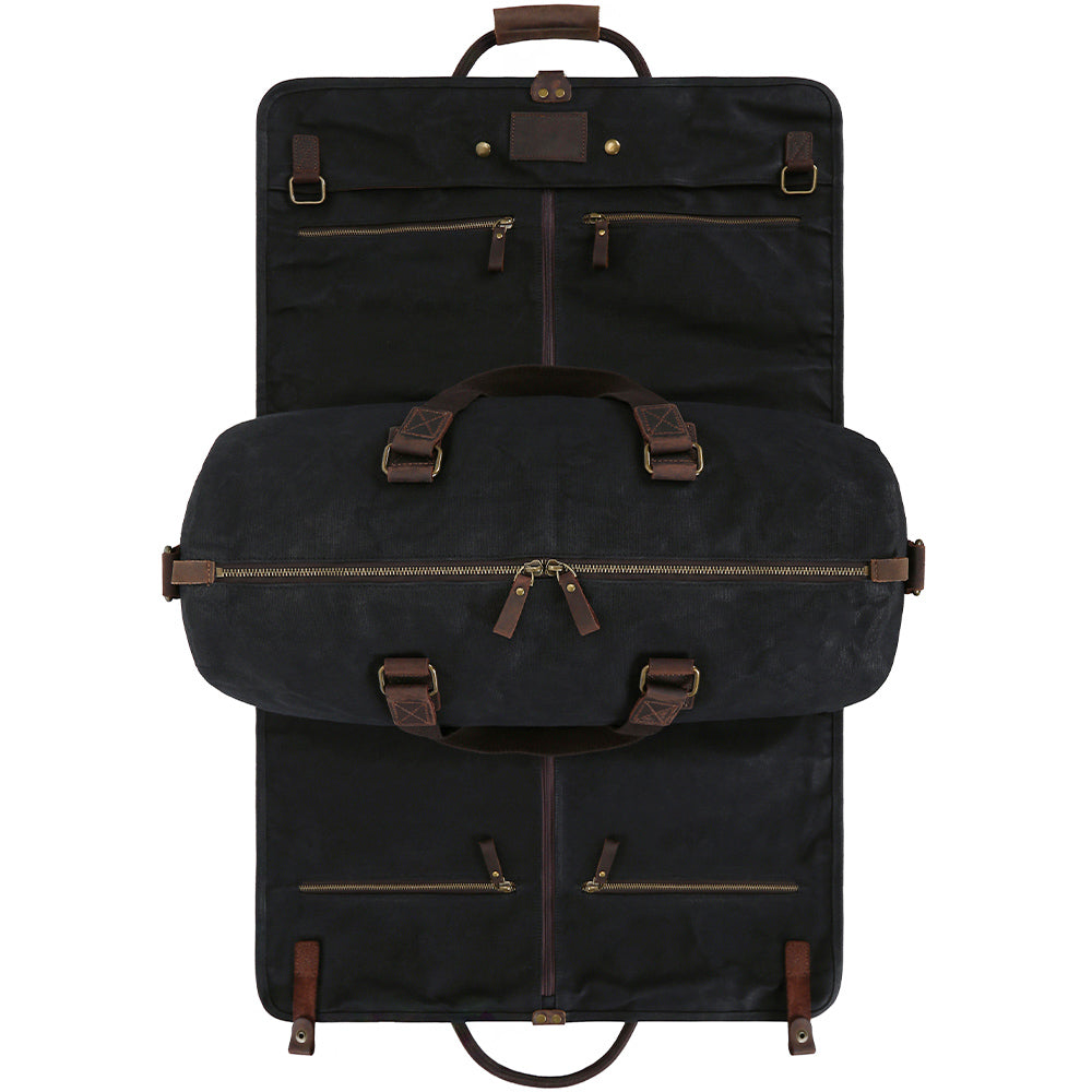 Black Sports Bag Carry Travel 2in1