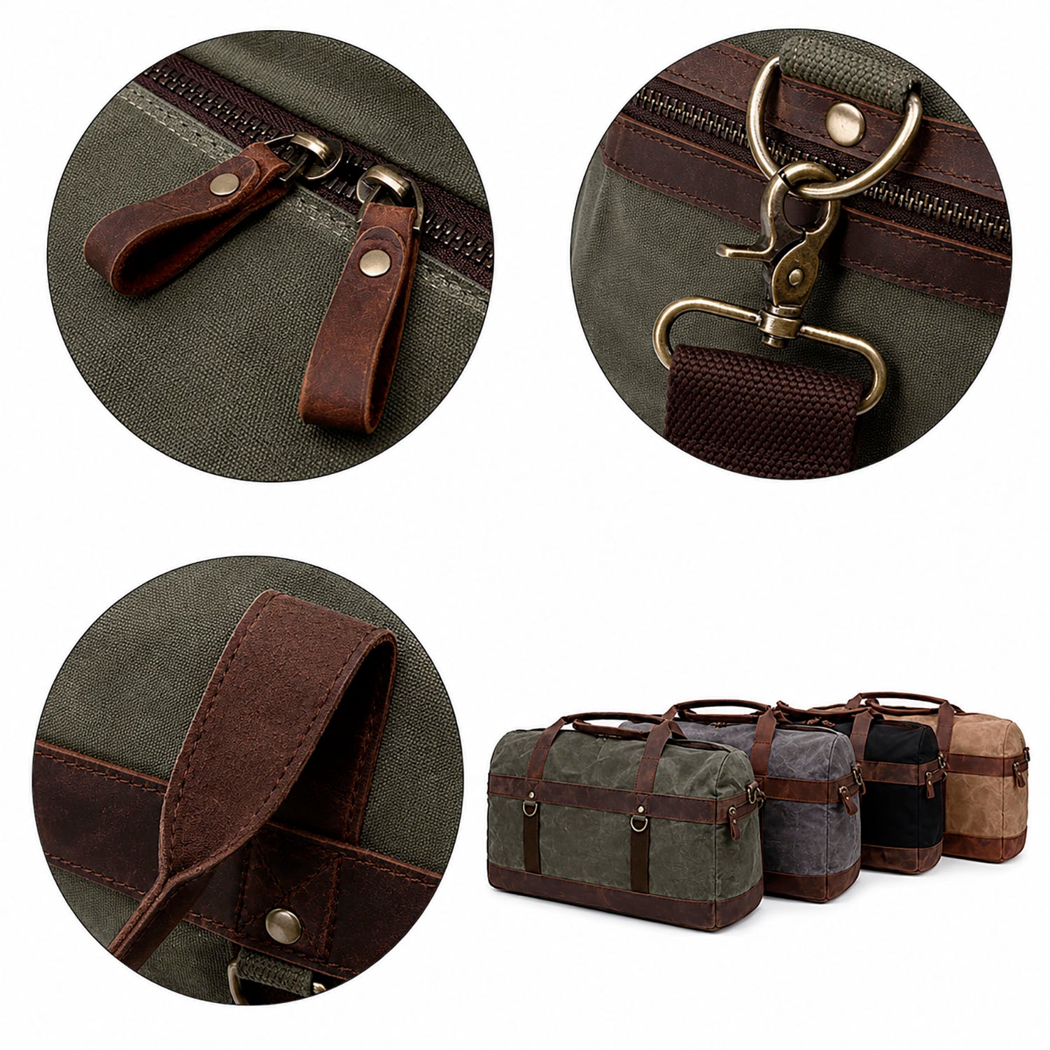 Valmio Chester Green Weekend Travel Bag