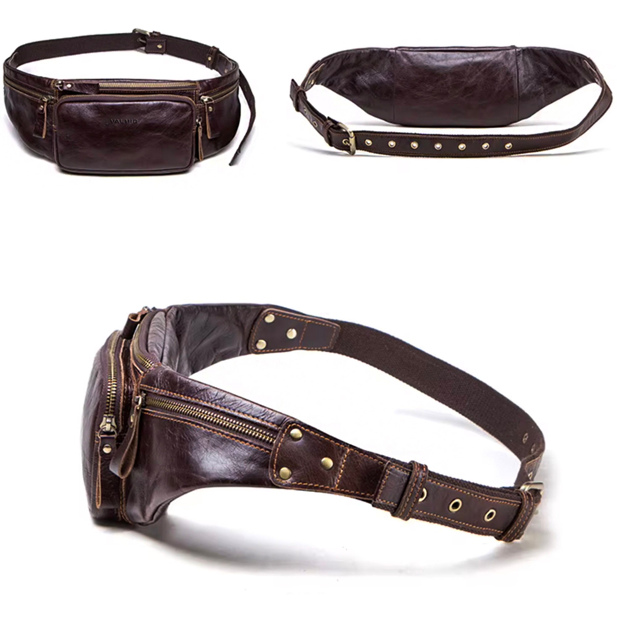 Men’s Leather Waist Bag Marlow