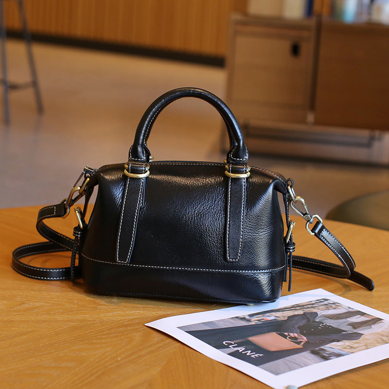 Valmio Telora Leather Women's Bag - Black