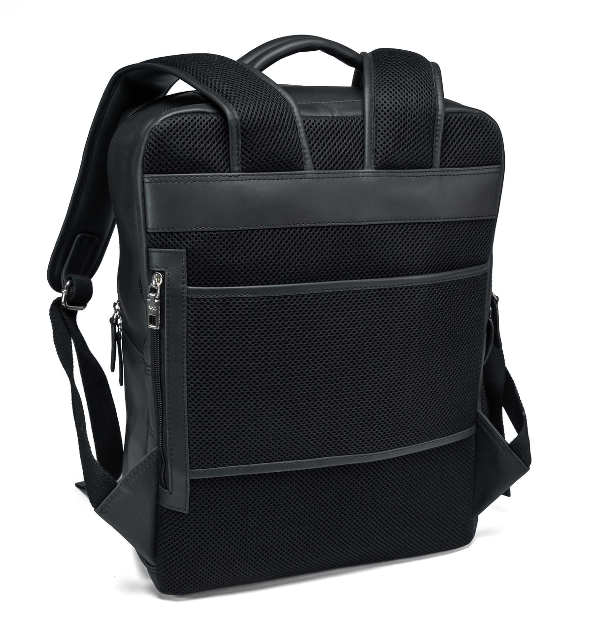Valmio Hygge Leather Backpack Black