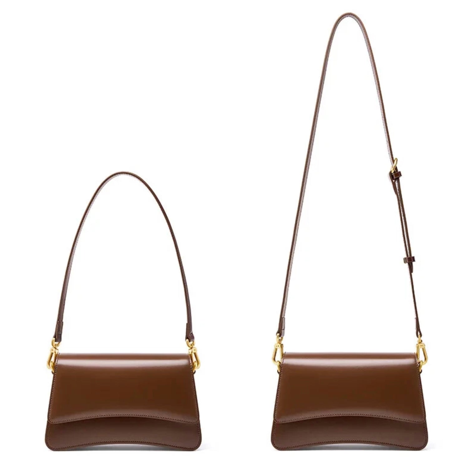 Valmio Venora Leder Damenhandtasche - Schwarz