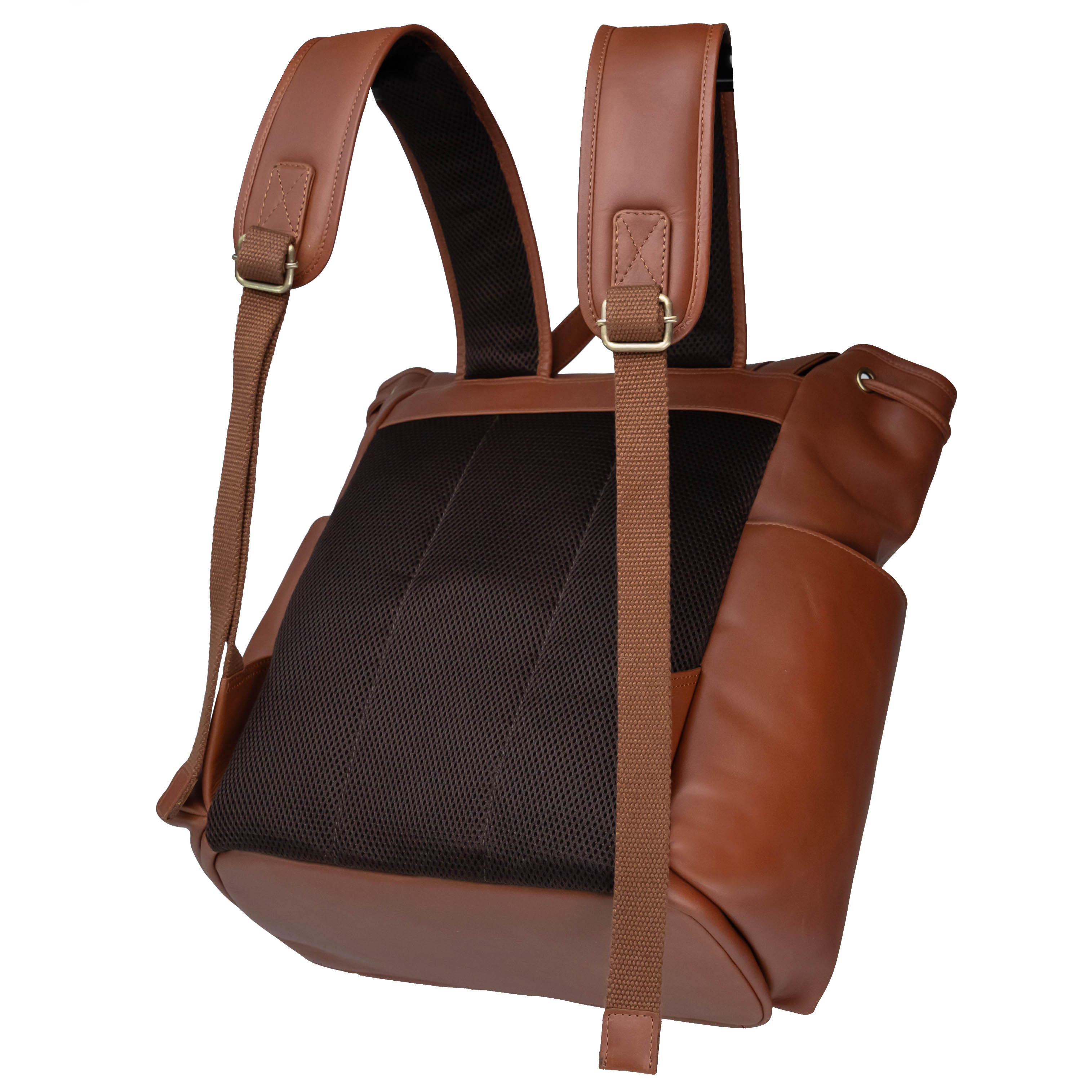 Valmio Noble Lederrucksack Dunkelcognac