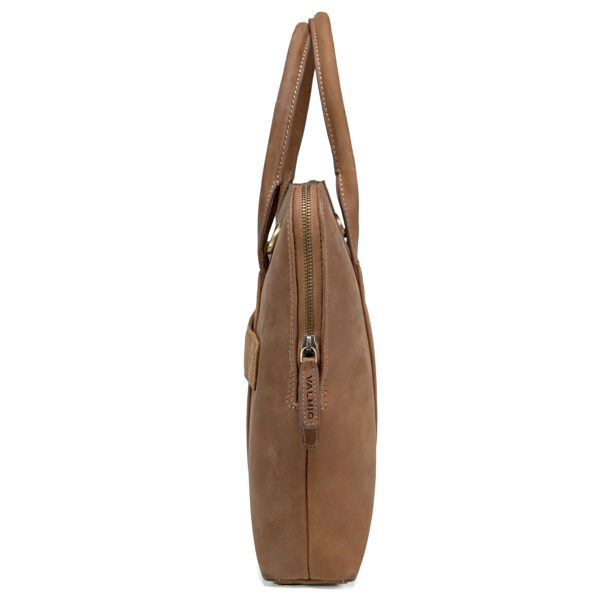 Valmio Wildleder-Laptoptasche Braun