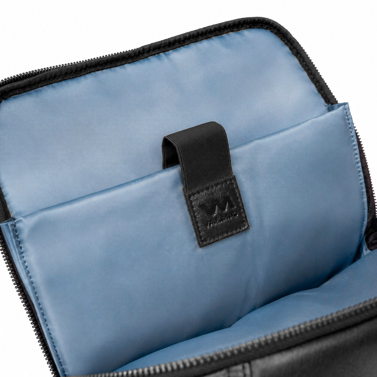 Valmio Kordon luxuriöser Leder-Rucksack - schwarz