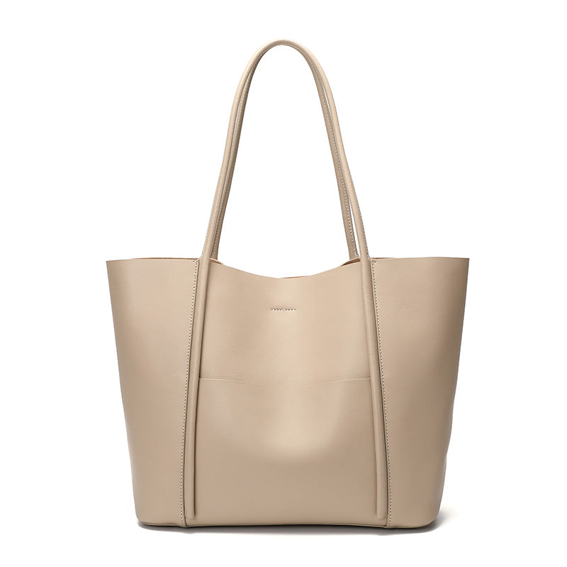 Valmio Tonora Leder Damen Tasche - Beige