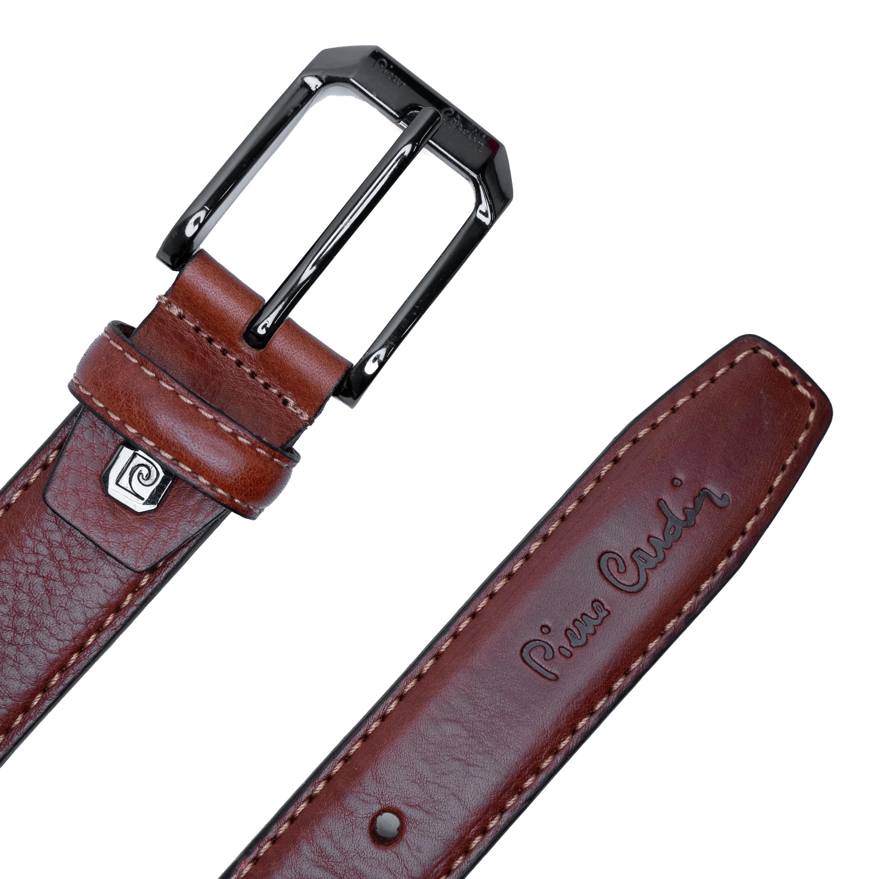 Ledergürtel Pierre Cardin AUT 3101 Kognak