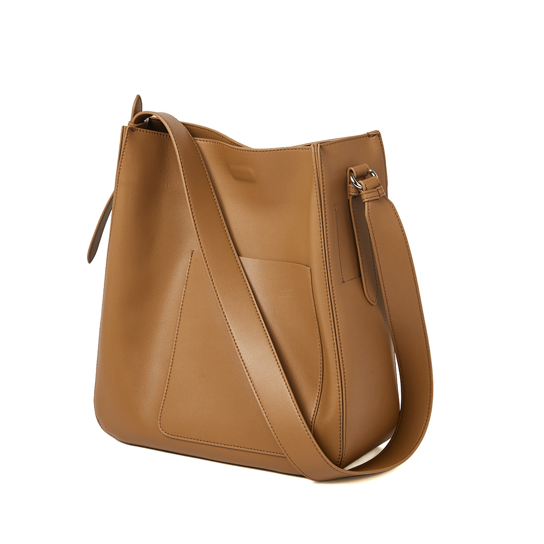 Valmio Tivana leather women's handbag - brown