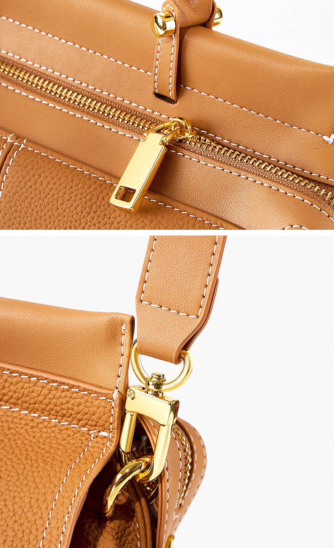 Valmio Selora Leder Damen Tasche - Braun