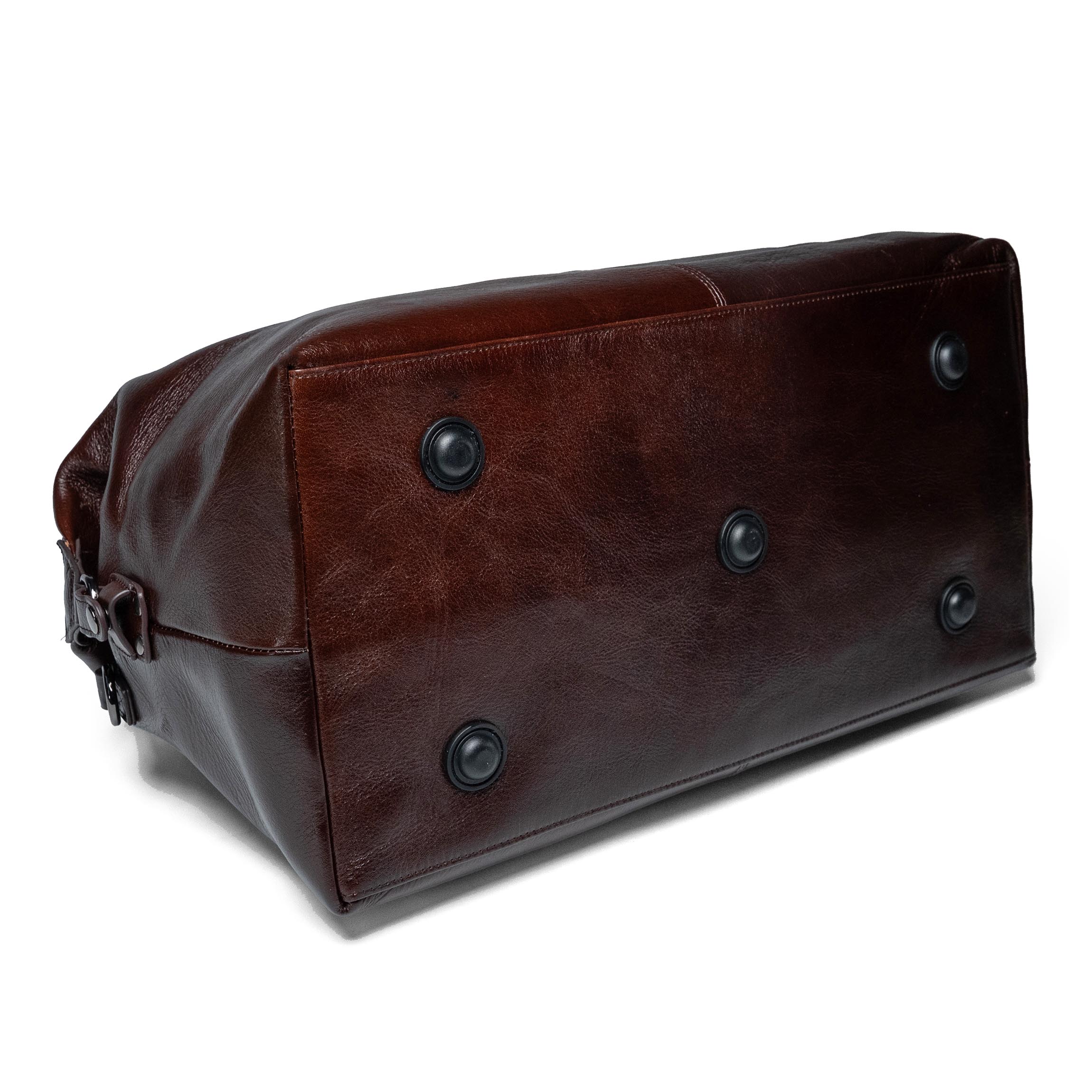 Valmio Kane leather travel bag - brown