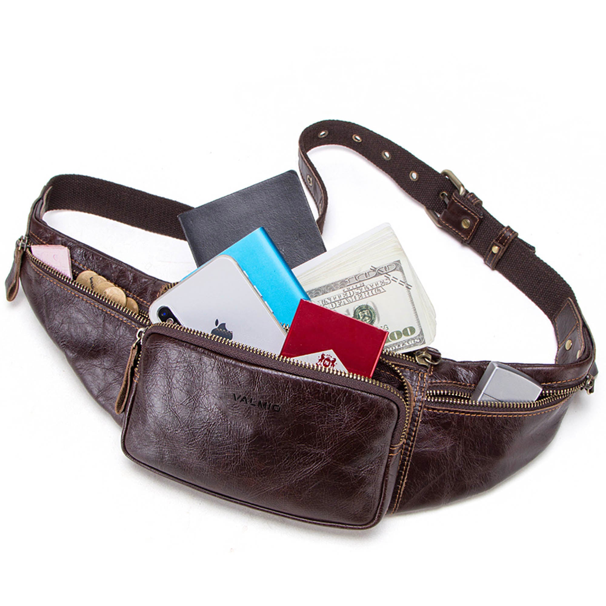 Men’s Leather Waist Bag Marlow