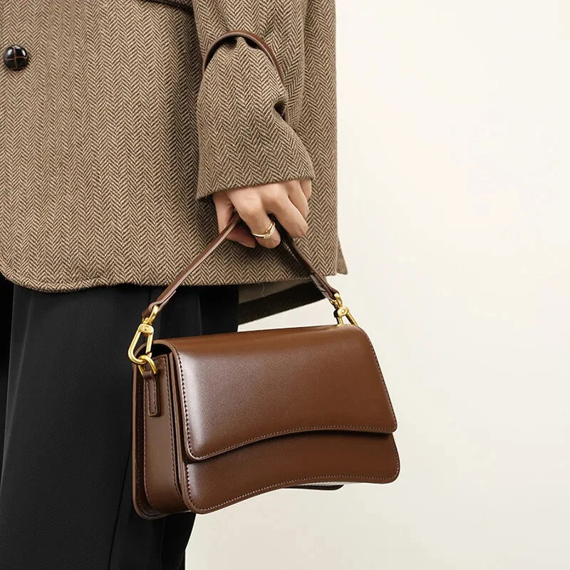 Valmio Venora Leder Damenhandtasche - Braun