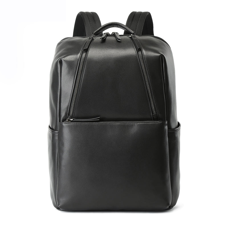 Leather Backpack Valmio Astor – Black