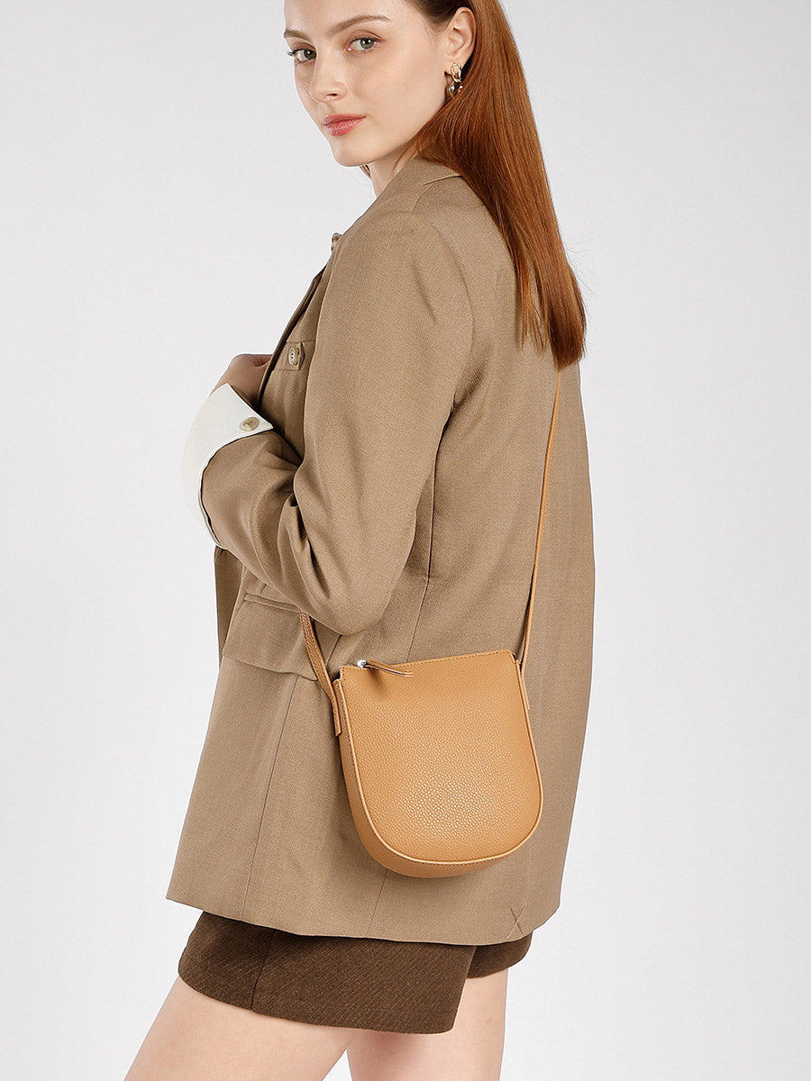 Valmio Calina Leder Damen Tasche - Weiß
