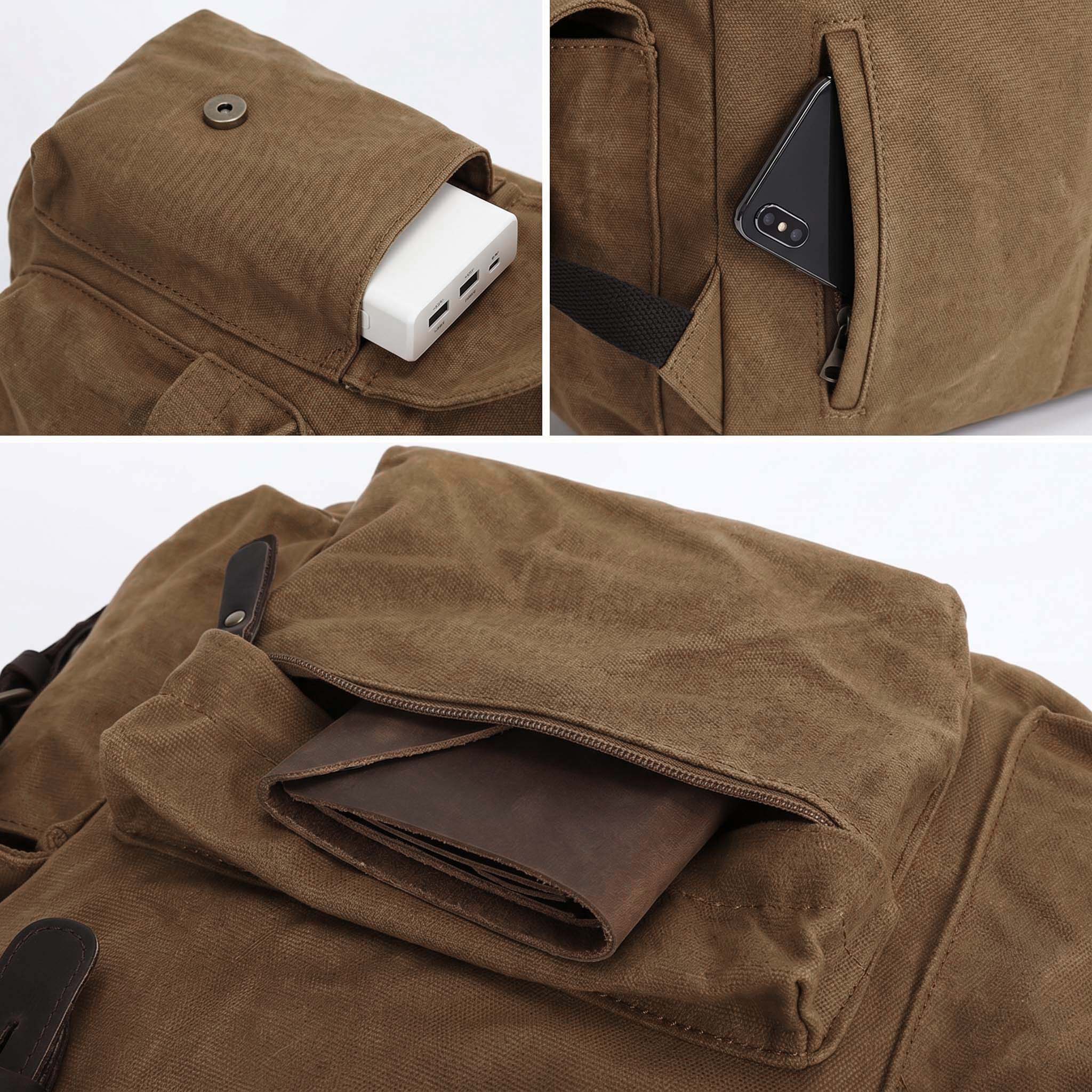 Urban Backpack Valmio Ranger – sandy brown