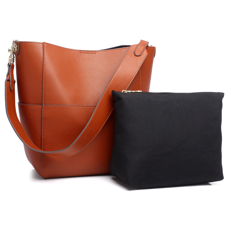 Valmio Vilora Leder Damen Tasche - Braun