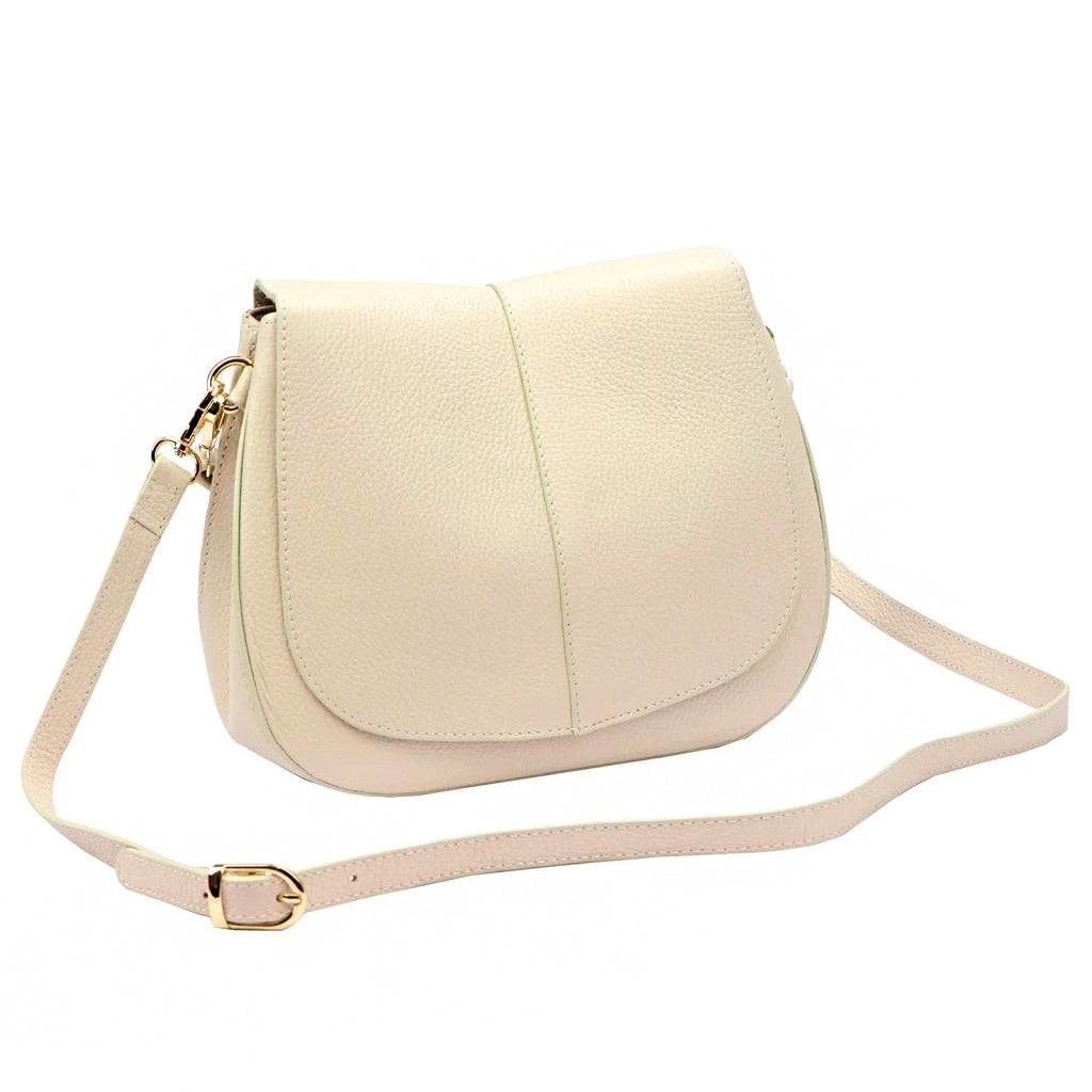 Leder-Damentasche LUKA 24-033 Beige