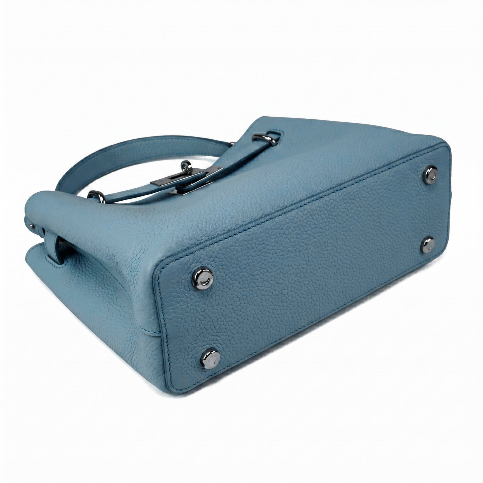 Valmio Salora Leder Damen Tasche - Blau