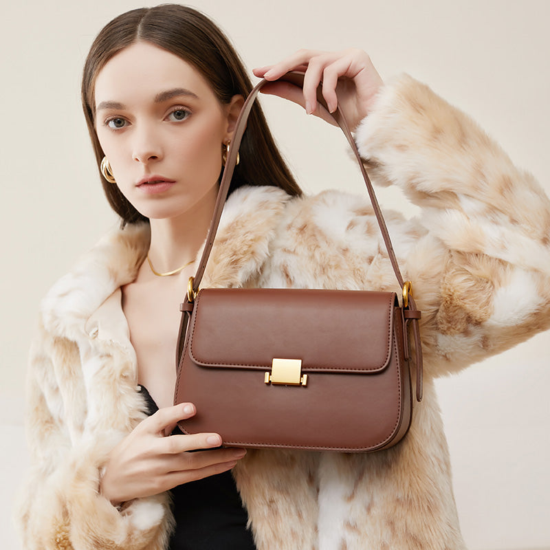 Valmio Sonora Leder Damen Tasche - Braun