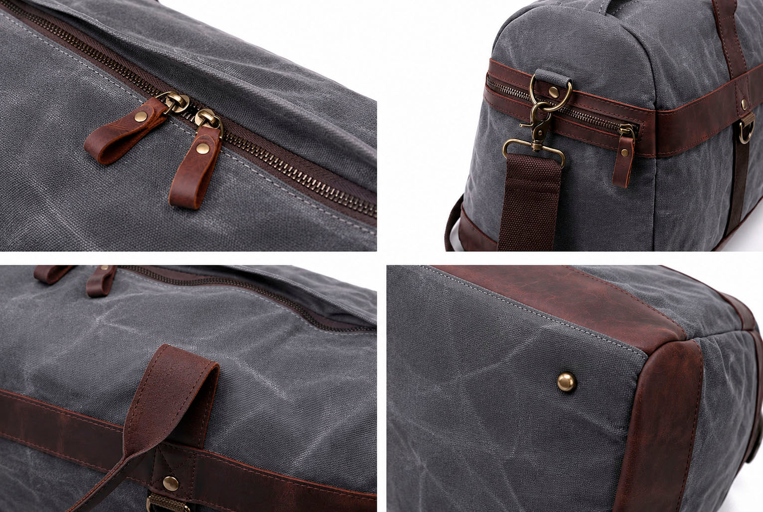 Valmio Chester Grey Weekend Travel Bag