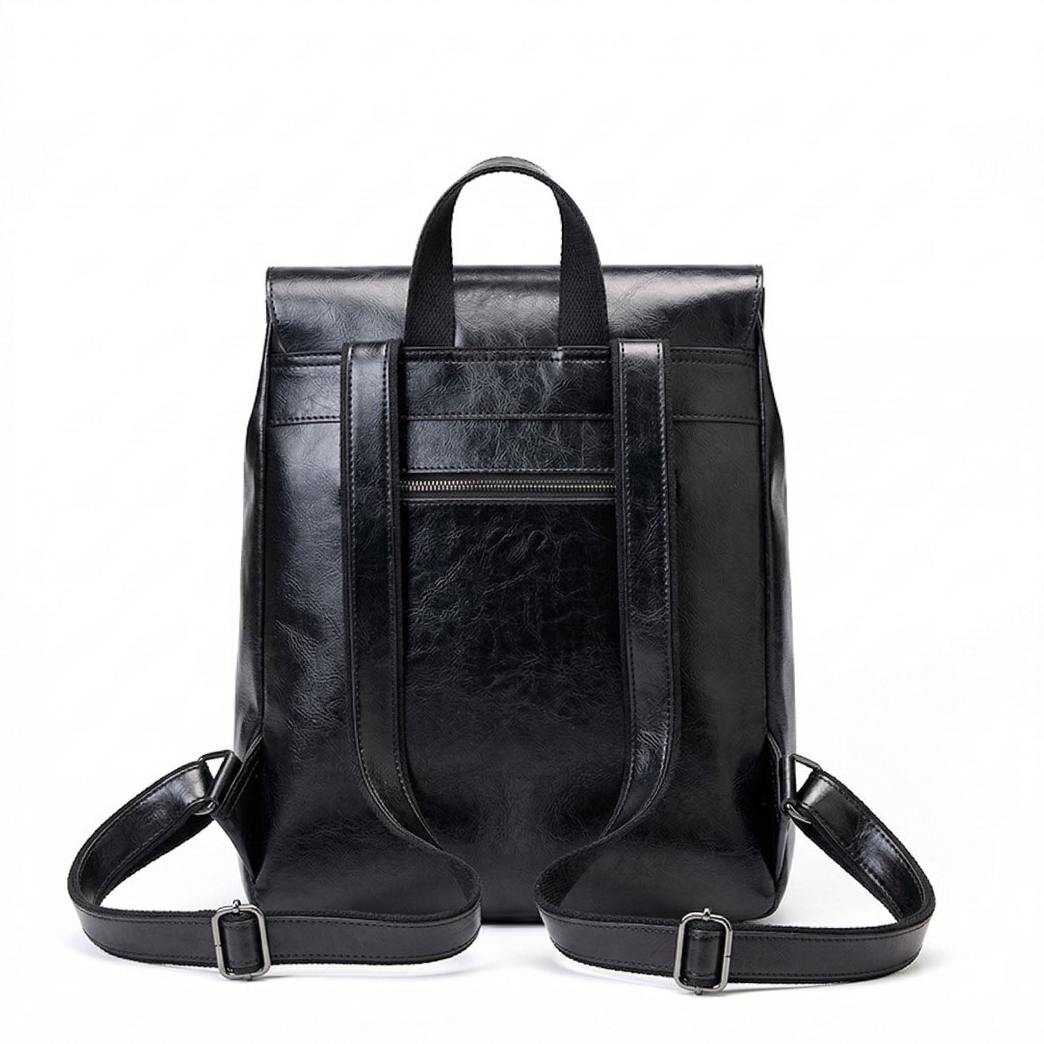 Valmio Nelora Leather Women's Backpack - Black