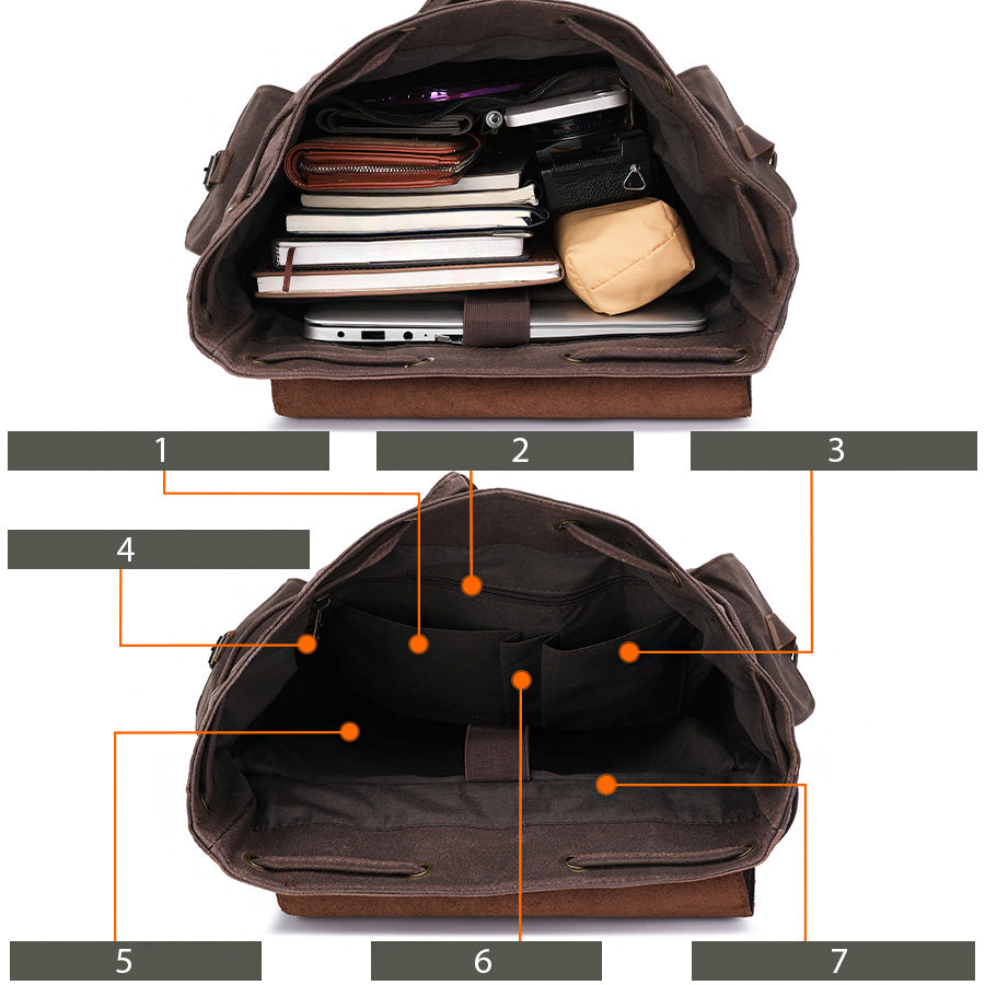 Urban Backpack Valmio Ranger – sandy brown