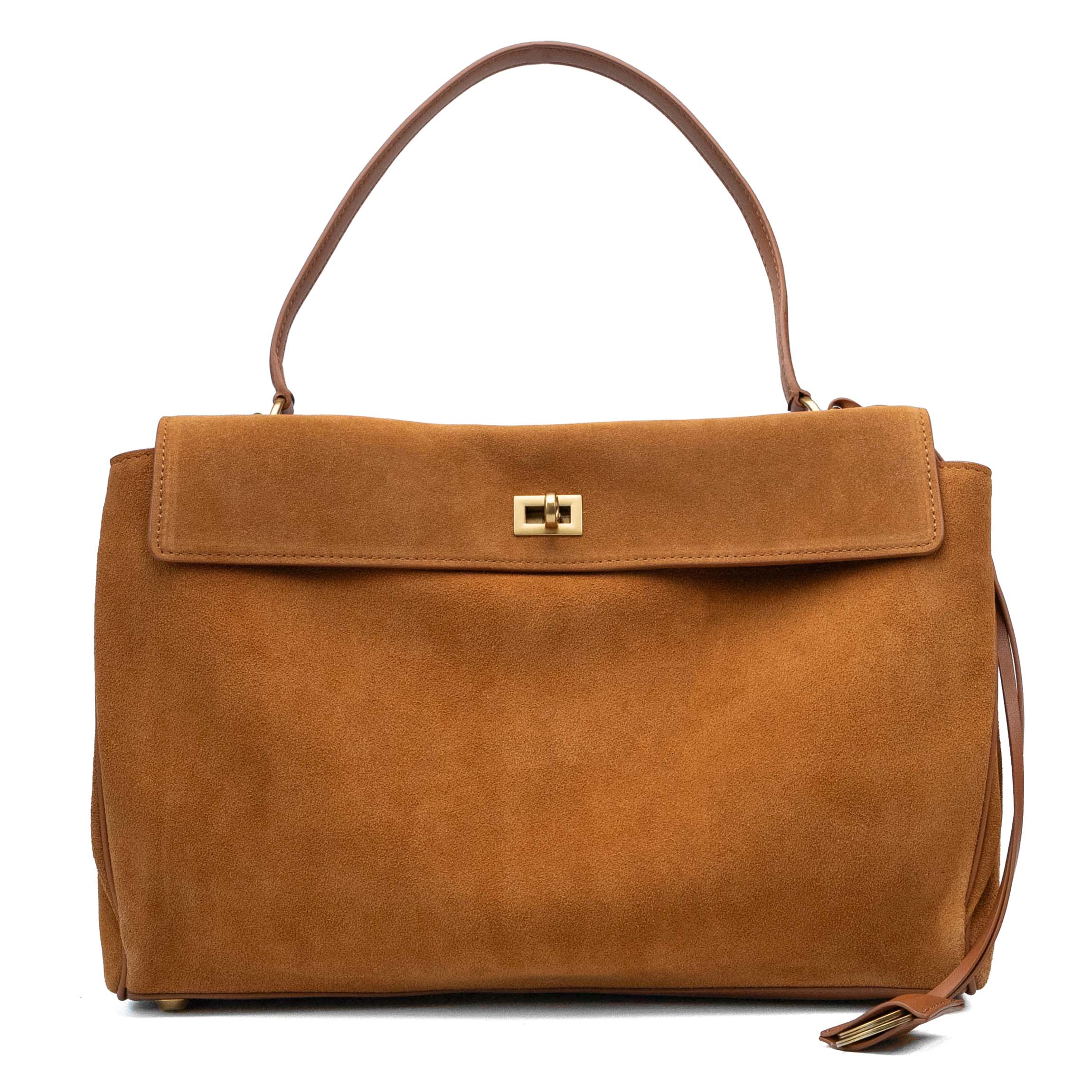 Valmio Lirena leather women's handbag - light brown
