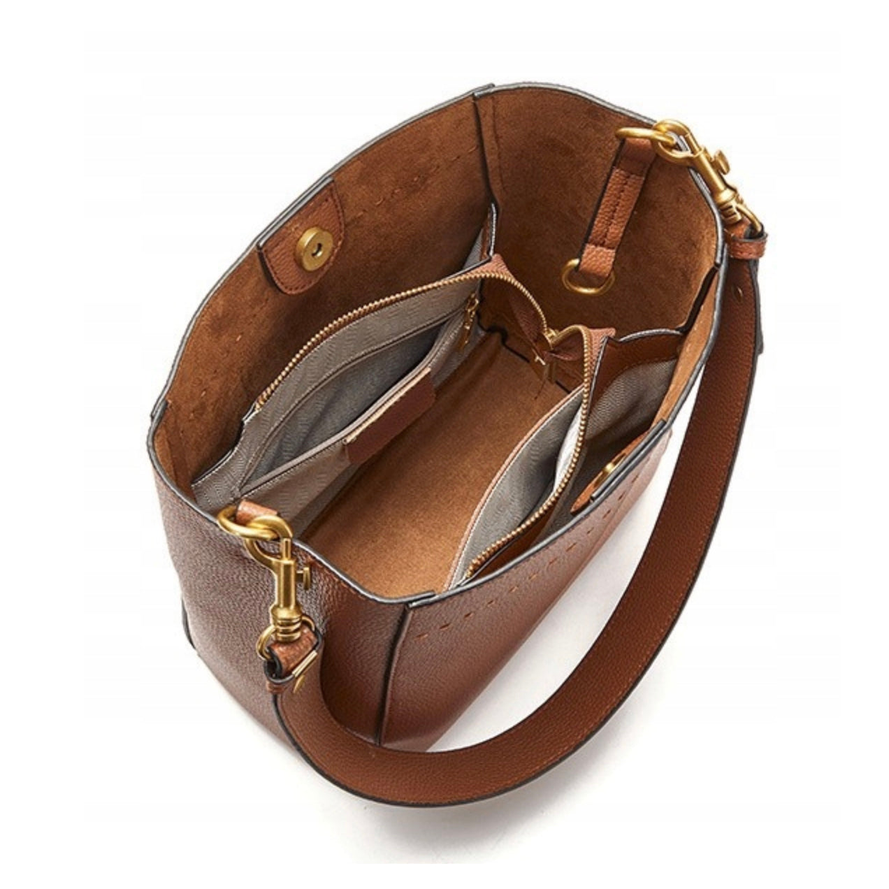 Valmio Relina Leder Damen Tasche - Braun