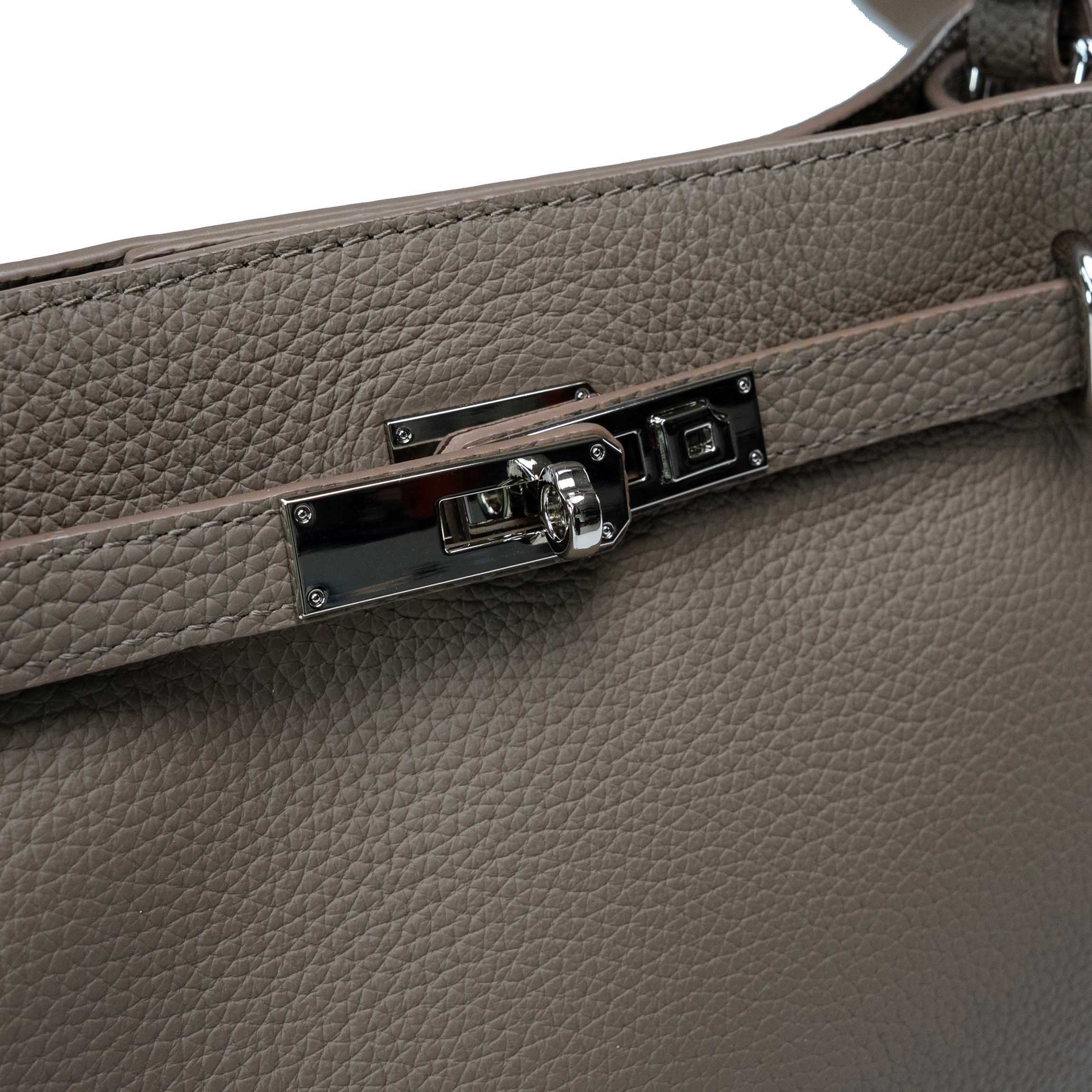 Valmio Salora Leder Damen Tasche - Beige