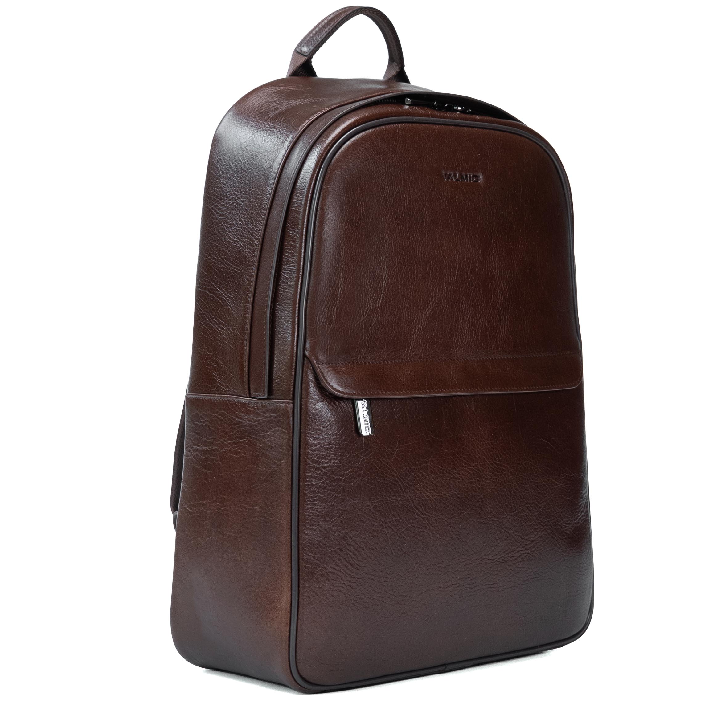 Valmio Borton leather backpack - brown