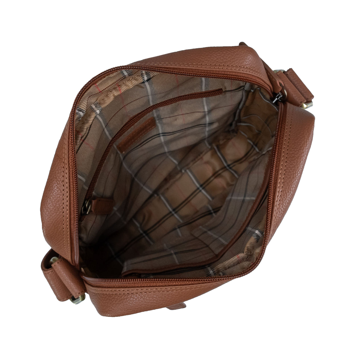 Valmio Konrod Leather Shoulder Bag - Brown