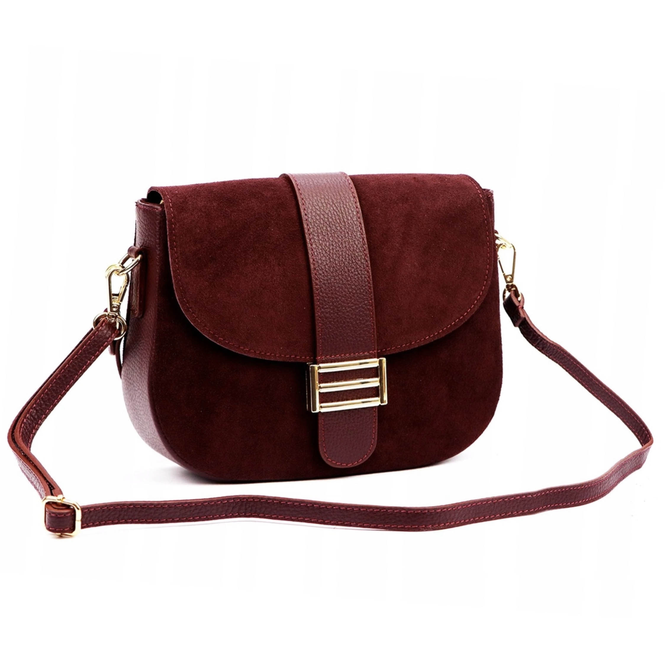 Luka 26-001 Burgundy Leather Handbag