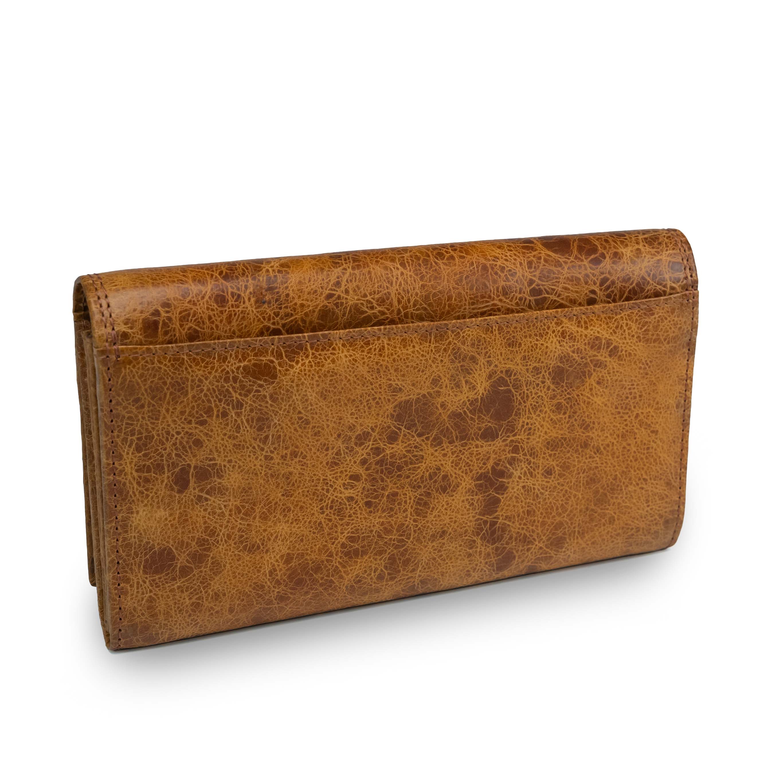 Damenlederportemonnaie Valmio Nook 2436 Cognac