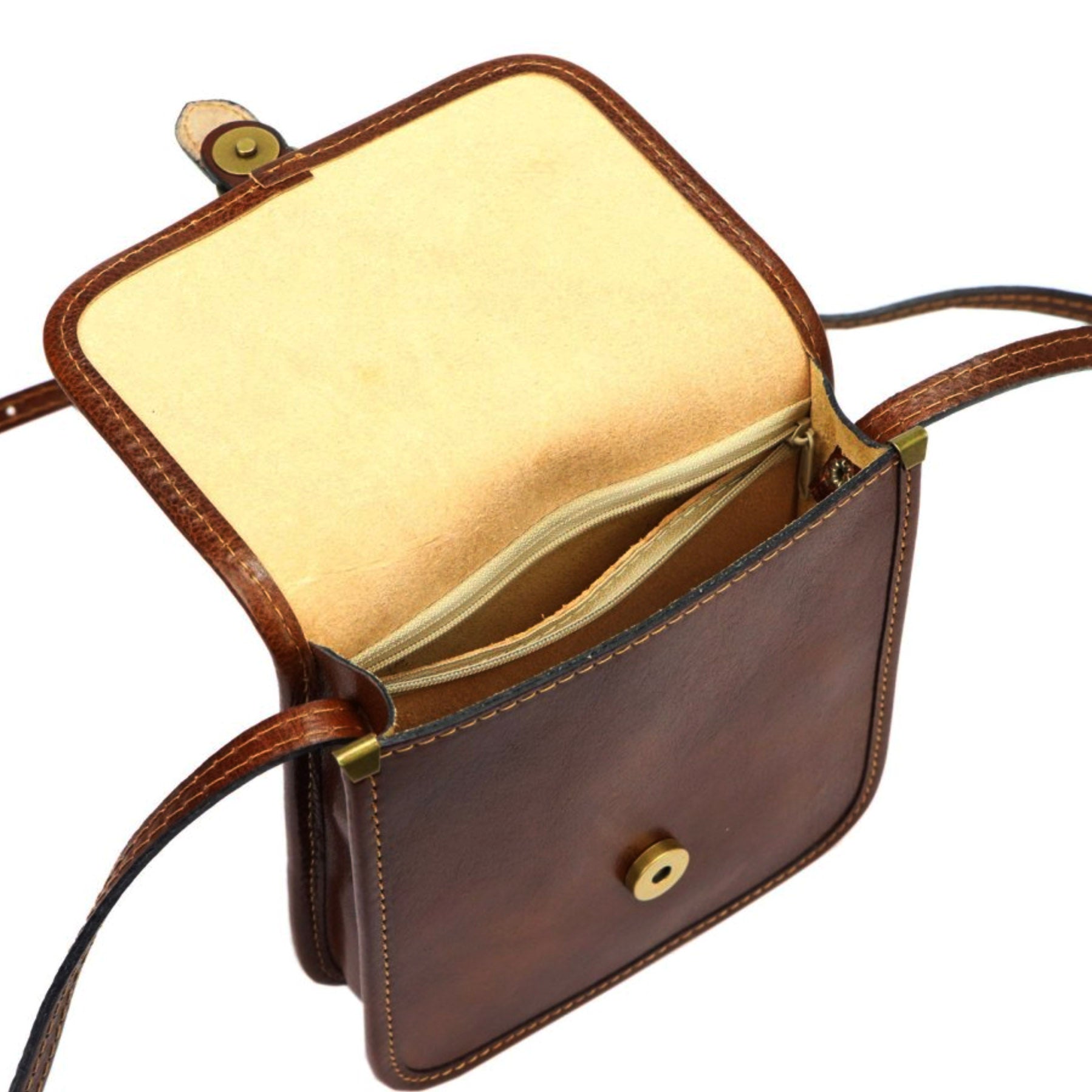 Lederhandtasche für Damen FLORENCE 134 braun